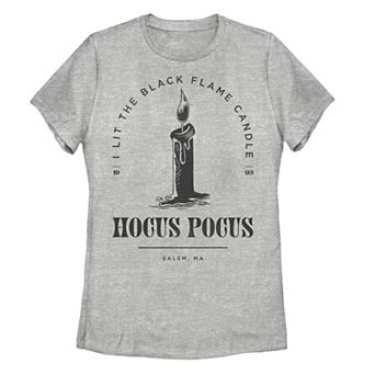 Disney's Hocus Pocus Juniors' I Lit The Black Flame Candle Tee