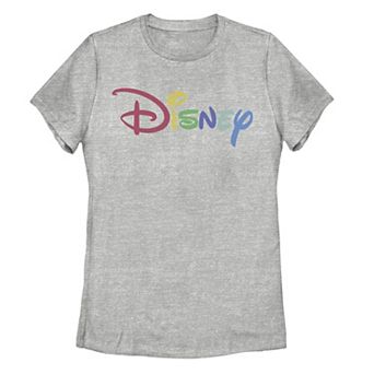 Disney's Juniors' Rainbow Logo Tee