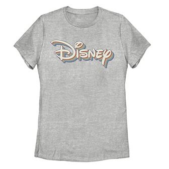 Disney Juniors' Rainbow 3D Logo Tee