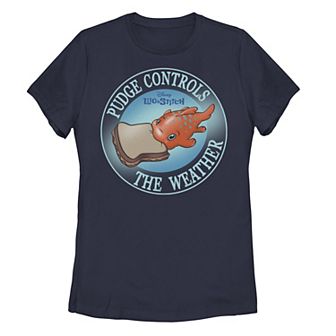 Disney's Lilo & Stitch Juniors' Pudge Controls The Weather Tee