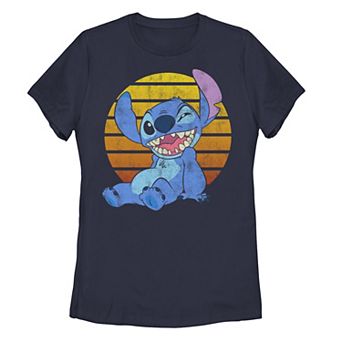Disney's Lilo & Stitch Juniors' Sunset Portrait Tee