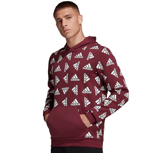 Adidas all outlet over print hoodie