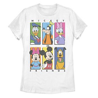 Disney's Mickey & Friends Juniors' Character Panel Red Tee