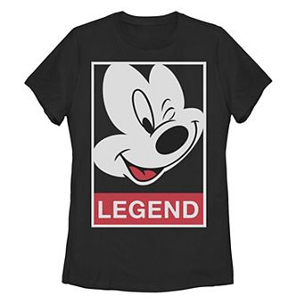 Disney's Mickey Mouse Juniors' Legend Winking Portrait Graphic Tee
