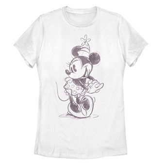 Disney's Minnie Mouse Juniors' Cute Sketch Graphic Tee