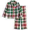 Boys 4-20 Jammies For Your Families® Christmas Kitsch Plaid Pajama Set