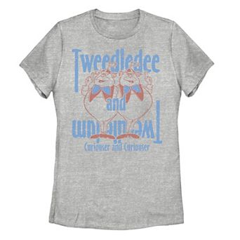 Disney's Alice In Wonderland Tweedledee & Tweedledum Juniors' Graphic Tee