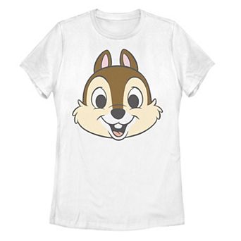 Juniors' Disney's Chip 'N Dale Chip Big Face Graphic Tee