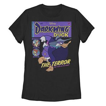 Juniors' Disney's Darkwing Duck Comic Cover Graphic Tee