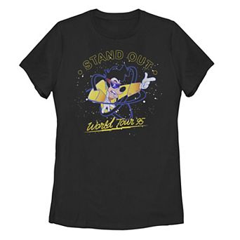 Juniors' Disney's A Goofy Movie Powerline Stand Out Graphic Tee