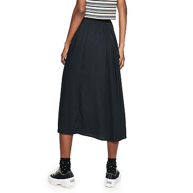 Juniors' SO® Simple Slit Midi Skirt