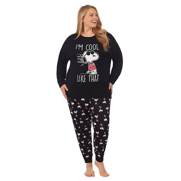 Plus size peanuts discount pajamas