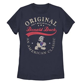 Juniors' Disney's Donald Duck American Classic Graphic Tee