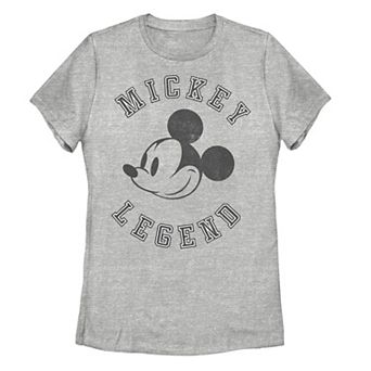 Juniors' Disney's Mickey Mouse Legend Varsity Letters Graphic Tee