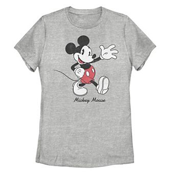 Juniors' Disney's Mickey Mouse Wave Graphic Tee