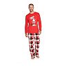 Men's Jammies For Your Families® "Santa Coming Soon" Microfleece Plaid Pajama Set