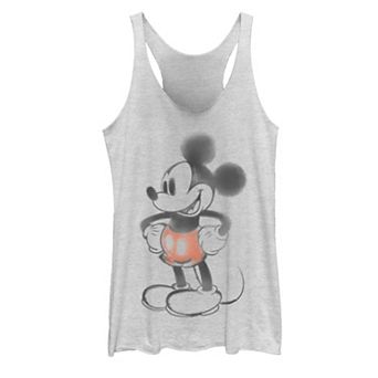 Juniors' Disney's Mickey Mouse Watercolor Tank Top