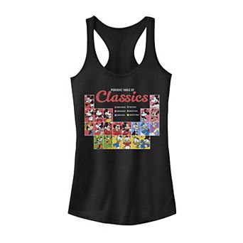 Juniors' Disney's Mickey Mouse and Friends Periodic Table Tank Top