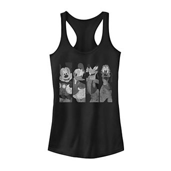 Juniors' Disney's Mickey Mouse and Friends Panels Tank Top
