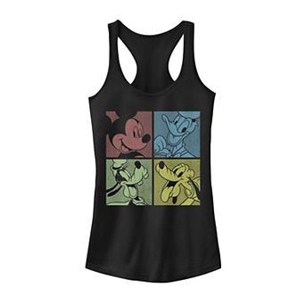 Juniors' Disney's Mickey Mouse and Friends Comic Panels Tank Top