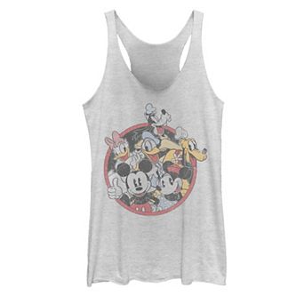 Juniors' Disney's Mickey Mouse and Friends Classic Group Circle Tank Top