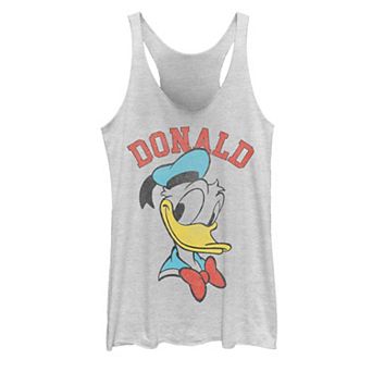 Juniors' Disney's Donald Duck Happy Face Tank Top