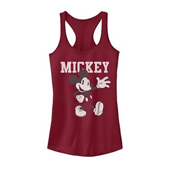 Juniors' Disney's Mickey Mouse Vintage Wave Tank Top