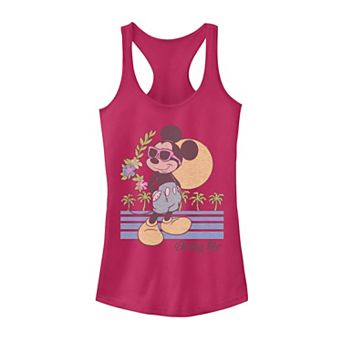 Juniors' Disney's Mickey Mouse Sunset Tank Top