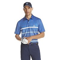 IZOD Golf Engineered Striped Short Sleeve Polo Shirt