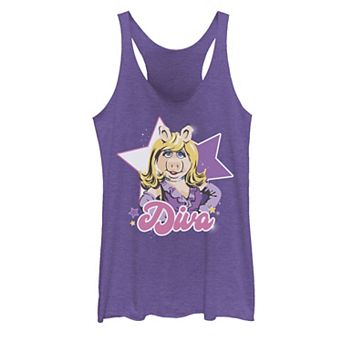 Juniors' Disney's The Muppets Miss Piggy Diva Tank Top