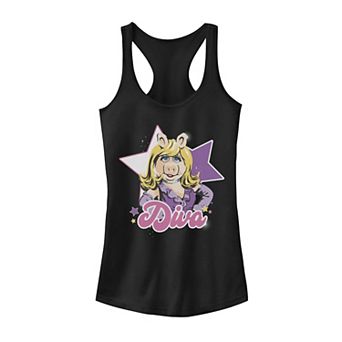 Juniors' Disney's The Muppets Miss Piggy Diva Tank Top