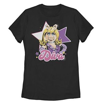 Juniors' Disney's The Muppets Miss Piggy Diva Graphic Tee