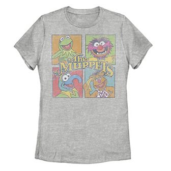 Juniors' Disney's The Muppets Box Up Graphic Tee