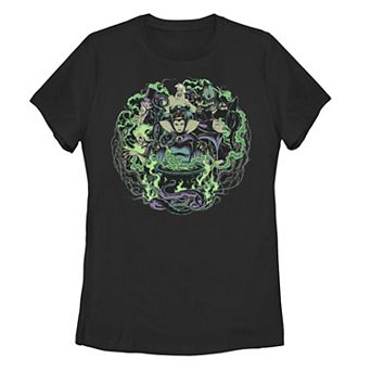 Disney Villains Juniors' Epitome Of Evil Group Graphic Tee