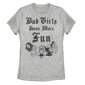 Disney Villains Juniors' Have More Fun Group Shot Graphic Tee