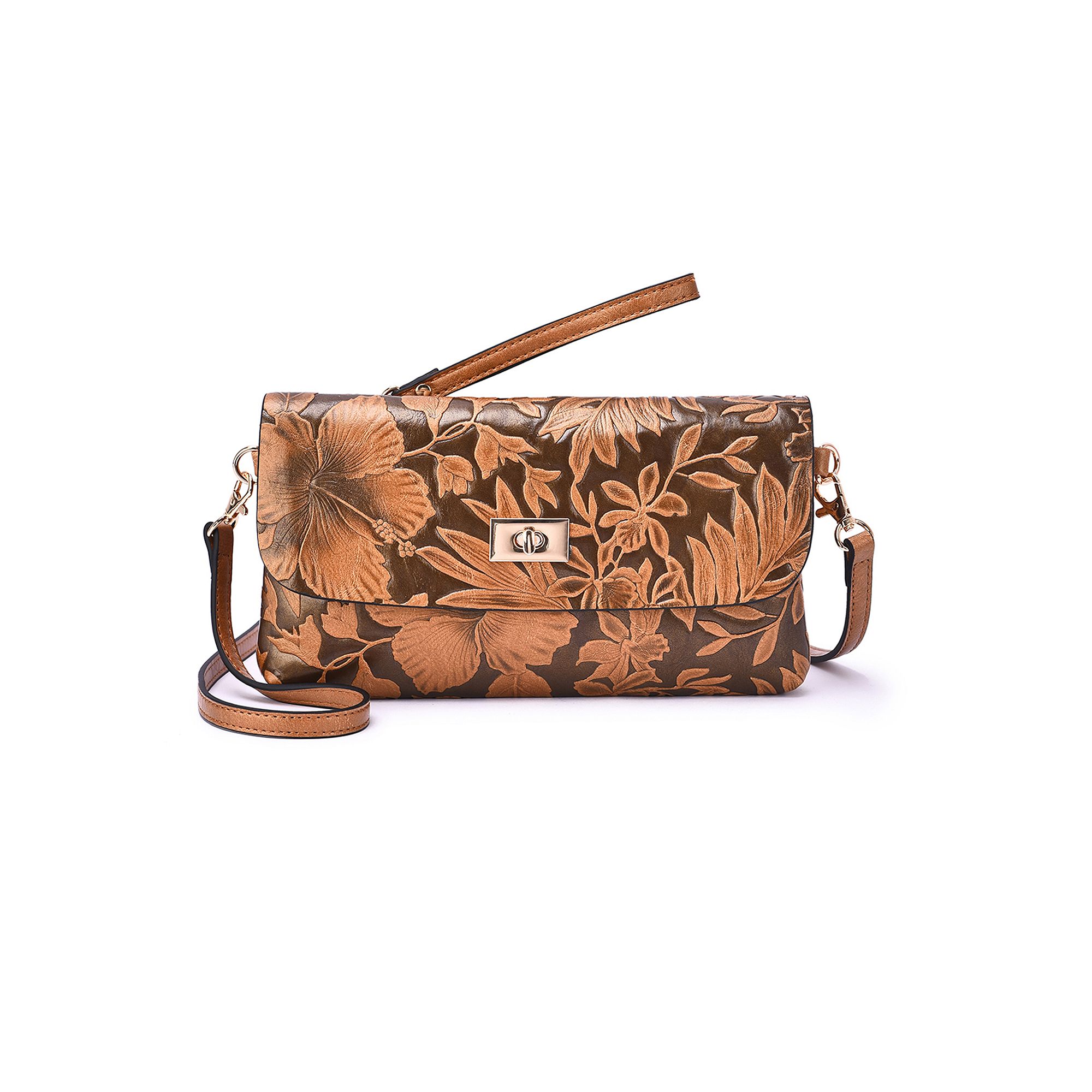 Mellow World Sarita Floral Crossbody Bag, Red