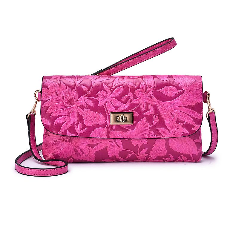 Mellow World Sarita Floral Crossbody Bag, Pink