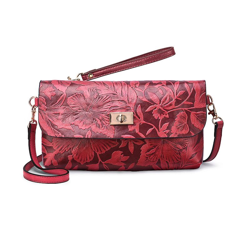 Mellow World Sarita Floral Crossbody Bag, Red