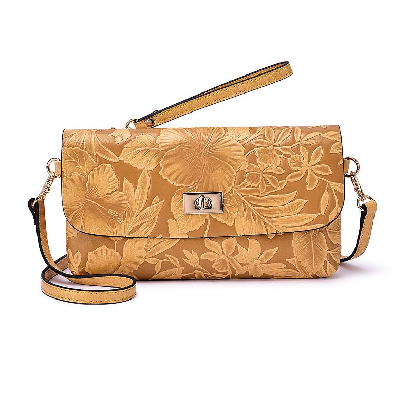 Mellow World Sarita Floral Crossbody Bag, Yellow