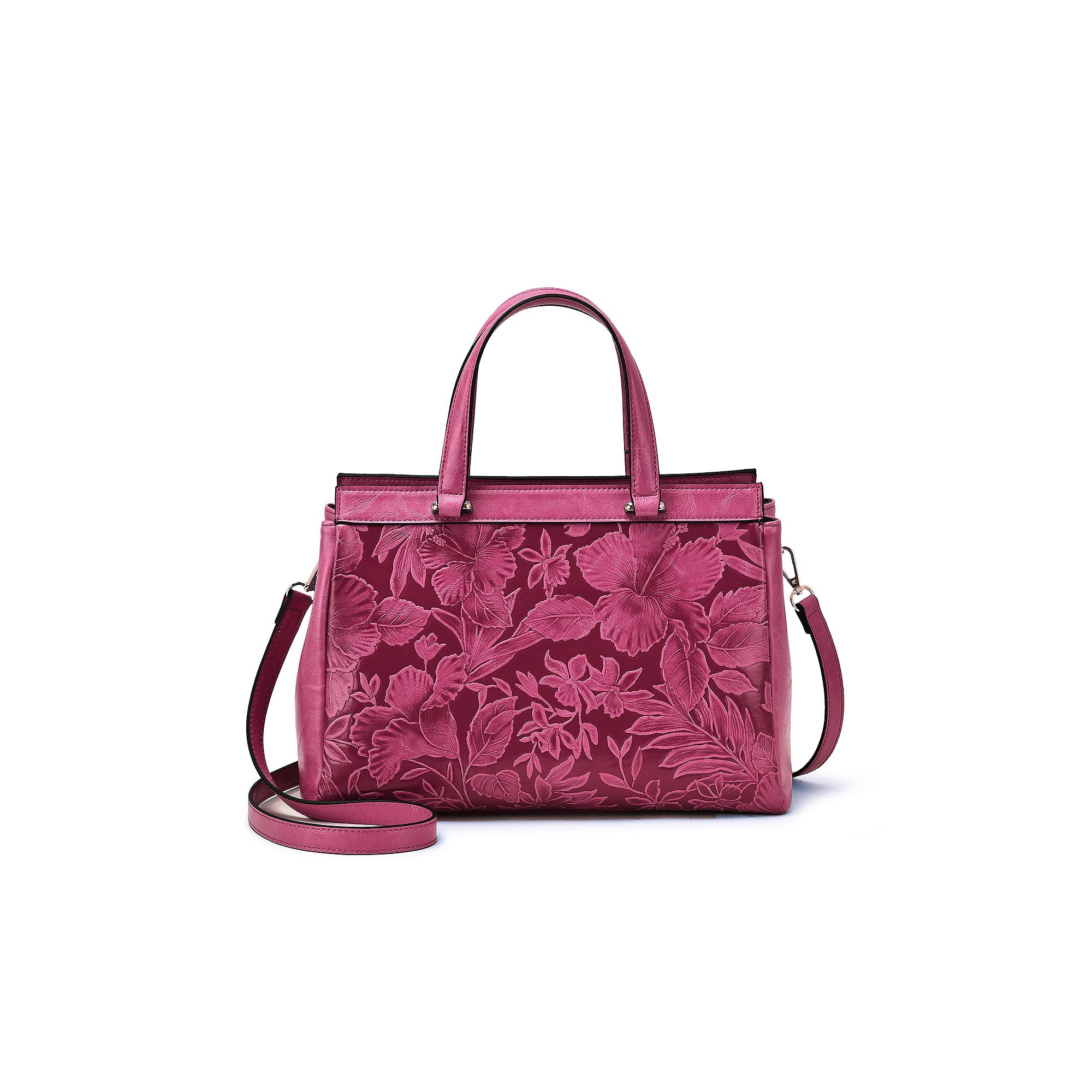 Mellow World Salome Floral Satchel, Pink