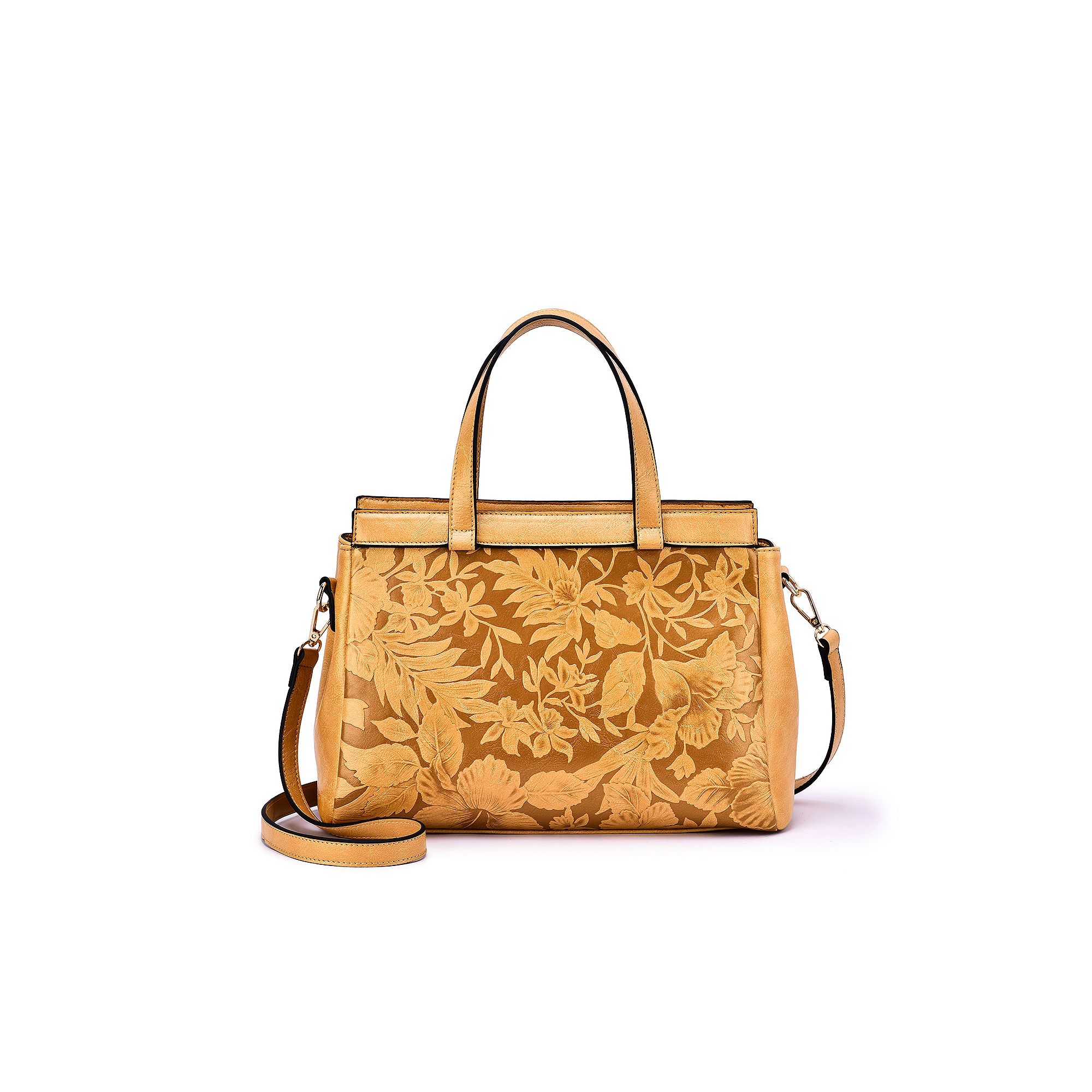 Mellow World Salome Floral Satchel, Yellow