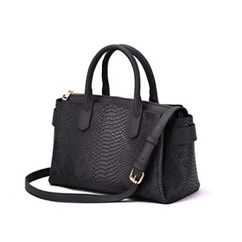 Mellow World Maddie Faux Snakeskin Satchel