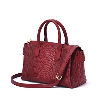 Mellow World Maddie Faux Snakeskin Satchel