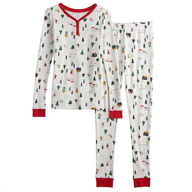 Girls 4-16 LC Lauren Conrad Jammies For Your Families® Snowy Skier Pajama  Set