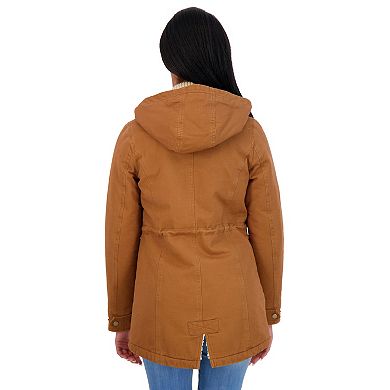Juniors' Sebby Faux-Fur Hood Anorak Jacket