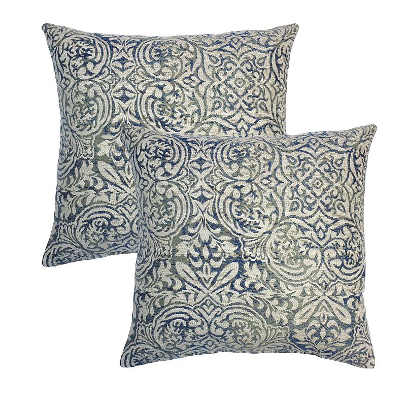 HFI Prince of Persia 2-piece Throw Pillow Set, Blue, 18X18