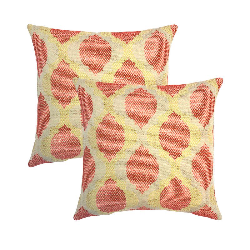 HFI Here & There Santa Fe 2-piece Throw Pillow Set, Multicolor, 18X18