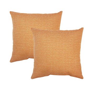 Home Fashions International Herring Row Chenille 2 pc Throw Pillow Set