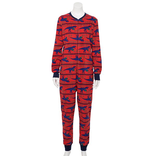 Women's Jammies For Your Families® Tree Rex Dinosaur One-Piece Pajama