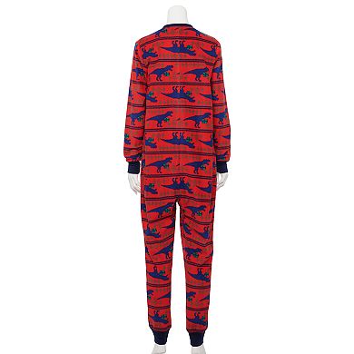 Women's Jammies For Your Families® Tree Rex Dinosaur One-Piece Pajama